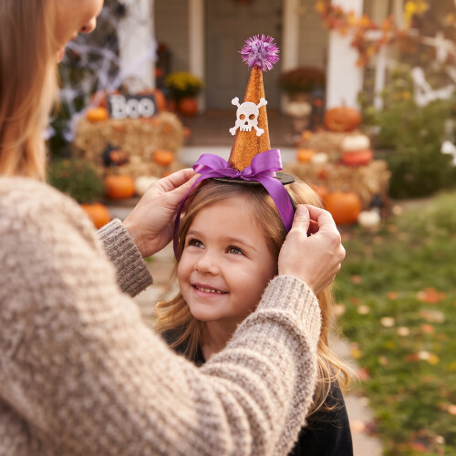Living And Home 5-Piece Halloween-Themed Witch Hat Headbands 1