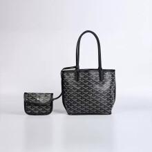 (Black, small size 30.16.20 cm) Large capacity tote bag, mom bag, handbag