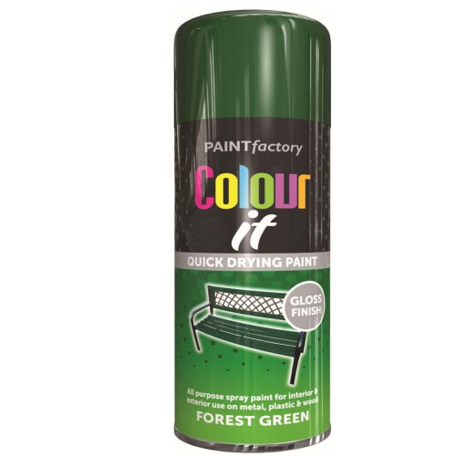 Rapide Rapide PF Colour It Spray Gloss Quick Drying High Performance Forest Green 400ml