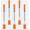 30 pack 1ml 30G 8mm Sterile Syringes with Needles Individually Wrapped, Multi-Purpose Measuring Tools 5