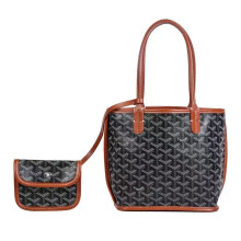 (Brown, small size 30.16.20 cm) Large capacity tote bag, mom bag, handbag
