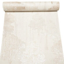 Cream Forest Tree Wallpaper Ivory Pearl Shimmer Heavyweight Embossed Thick Vinyl