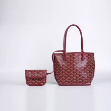 (Wine red, small size 30.16.20 cm) Large capacity tote bag, mom bag, handbag