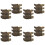 40PC Skiffers Baseboard Corner Protectors,Solid Brass Skirting Board Protectors,Baseboard Corner Protectors Bronze 1