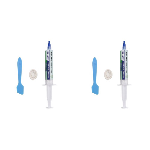 2X RELIFE RL-407 Thermal Silica CPU Cooling Paste CPU Electronic Components Cooling General Thermal Silicone Paste