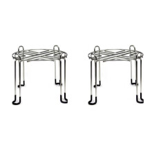 2X Support pour Filtre à Eau en Acier Inoxydable Support de Comptoir Haut Support pour Filtre à Eau Haut Support en Acier Inoxydable Antidérapant B
