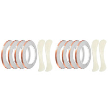 2 Set 7/32 Inch Copper Foil Tape for Stained Glass and Crafts, for Stained Glass Soldering, Stained Glass Supplies