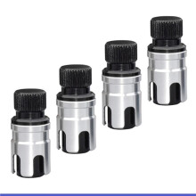 12X Tire Pressure Adjustment Valves Rapid Air Deflation Valves for Enhances Tractions in Soft Sand Silver