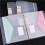 2X 11-Hole Loose-Leaf File Bag, Transparent 3-Hole Folder+6pcs Binder Pockets Document Pouch 3