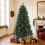 Homcom HOMCOM 6ft Artificial Christmas Tree with 716 Branch Tips for Holiday Decor 1