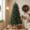 Homcom HOMCOM 6ft Artificial Christmas Tree with 716 Branch Tips for Holiday Decor 2