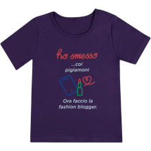 Mädchen Baumwoll-T-Shirt Stylisch Weich Lila 3-4 Jahre