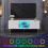 Modern TV Cabinet Unit Bench Cupboard with LED Light - 140cm 2