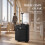LUGG Lightweight Cabin Size Luggage Durable 600D Snowflake Polyester Push Up Trolley, Strong Wheels 2