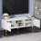 Modern TV Cabinet Unit Bench Cupboard with LED Light - 140cm 6