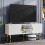 Modern TV Cabinet Unit Bench Cupboard with LED Light - 140cm 10