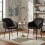 (Black, Set of 2) GOEURVANT Dining Chairs 1