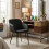 (Black, Set of 2) GOEURVANT Dining Chairs 5
