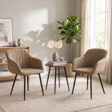 (Coffee, Set of 2) GOEURVANT Dining Chairs