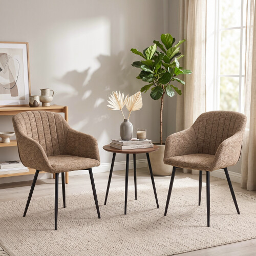 (Coffee, Set of 2) GOEURVANT Dining Chairs