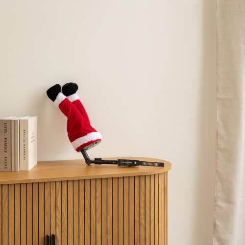 Animated Santa Claus Stuck Christmas Tree Decoration 2