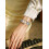 Ladies / Girls Retro Rectangular Quartz Watch/Rose Gold-Toned Case / Blue Strap 2