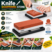 Sharpening Stone Knife Sharpener Grinding Whetstone Grit 1000/6000 Water Stones