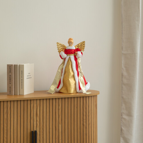 Traditional Christmas Angel Tree Topper Decoration - Large 2