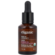 Cliganic USDA Organic Rosehip Seed Oil for Face, 100% Pure | Natural Cold Pressed Unrefined Non-GMO | Carrier Oil for Skin, Hair & Nails