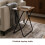 Folding Rustic Oak TV Table Side Computer Desk 3