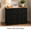 6 Drawer Fabric Chest of Drawers MDF Storage Unit 5