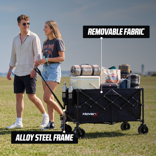 MoverX 220L/100kg Folding Camping Trolley 1