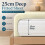 ( Cream, Double) Thermal Flannelette Fitted Sheet 25cm 100% Brushed Soft Cotton 4
