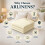 ( Cream, Double) Thermal Flannelette Fitted Sheet 25cm 100% Brushed Soft Cotton 5