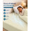 ( Cream, Single) Thermal Flannelette Fitted Sheet 25cm 100% Brushed Soft Cotton 1