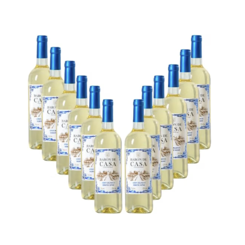 Spanish White Wine Baron de Casa 12X75cl 12% Vol.
