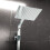 NES Home Modern Square Exposed Thermostatic Mixer Shower Set Shower Head and Handheld 6
