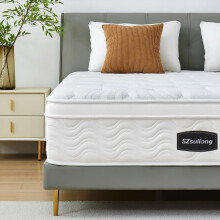 SZsuilong Super King Size Mattress 6FT Memory Foam, Pocket Sprungs Hybird Mattress with Dual Edges Support, Orthopaedic Mattresses Medium Firm for