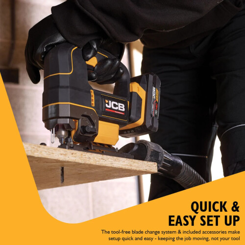 JCB JCB Pro 18V Jigsaw (Bare Tool) | JCB-18PJS-DG 2