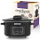 Crock-Pot Crock-Pot Digital Slow Cooker 4.7 L, Lift & Serve, Hinged Lid, Programmable Timer, Energy Efficient, Black. 1