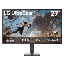LG UltraGear G4 27G414B-B 27 inch FHD 144Hz IPS Gaming Monitor | HDR10, 1ms MBR,G‑SYNC Compatible, FreeSync, speakers, height & Tilt