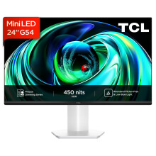 TCL 24G54-UK Mini-LED Monitor, Full HD resolution, 100Hz, VA panel, 450 nits, VESA Display HDR 400, Wide Color Gamut, TÜV Rheinland Flicker-Free