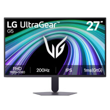 LG UltraGear G5 27G523B-B 27 inch FHD 200Hz IPS Gaming Monitor | sRGB 99%, HDR10, 1ms GtG, G‑SYNC Compatible, FreeSync Premium, HDMI &