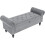 (Light grey) TLGREEN Ottoman Storage Padded Bench 1