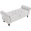 (White) TLGREEN Ottoman Storage Padded Bench 1