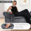 (Dark grey) TLGREEN Ottoman Storage Padded Bench 7