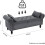 (Dark grey) TLGREEN Ottoman Storage Padded Bench 2