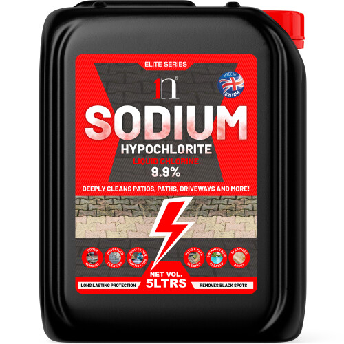 Sodium Hypochlorite 9.9% Patio Cleaner 5L X 5