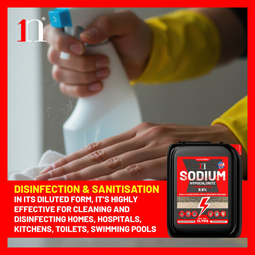 Sodium Hypochlorite 9.9% Patio Cleaner 5L X3 2