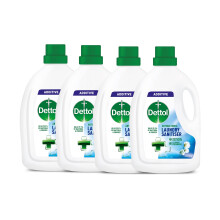 Dettol Anti-Bacterial Laundry Cleanser Fresh Cotton Family Pack 2.5L x 4